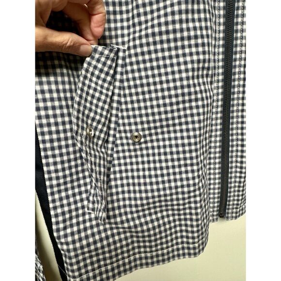 MARC BY MARC JACOBS Black/Ivory Linen Blend Zip Front Jacket, Sz L - Picture 7 of 13